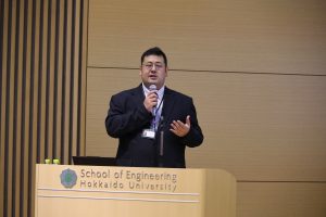 竹口特任准教授による部門活動説明